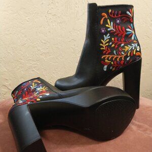 Mexican Embroidered Boot Heels